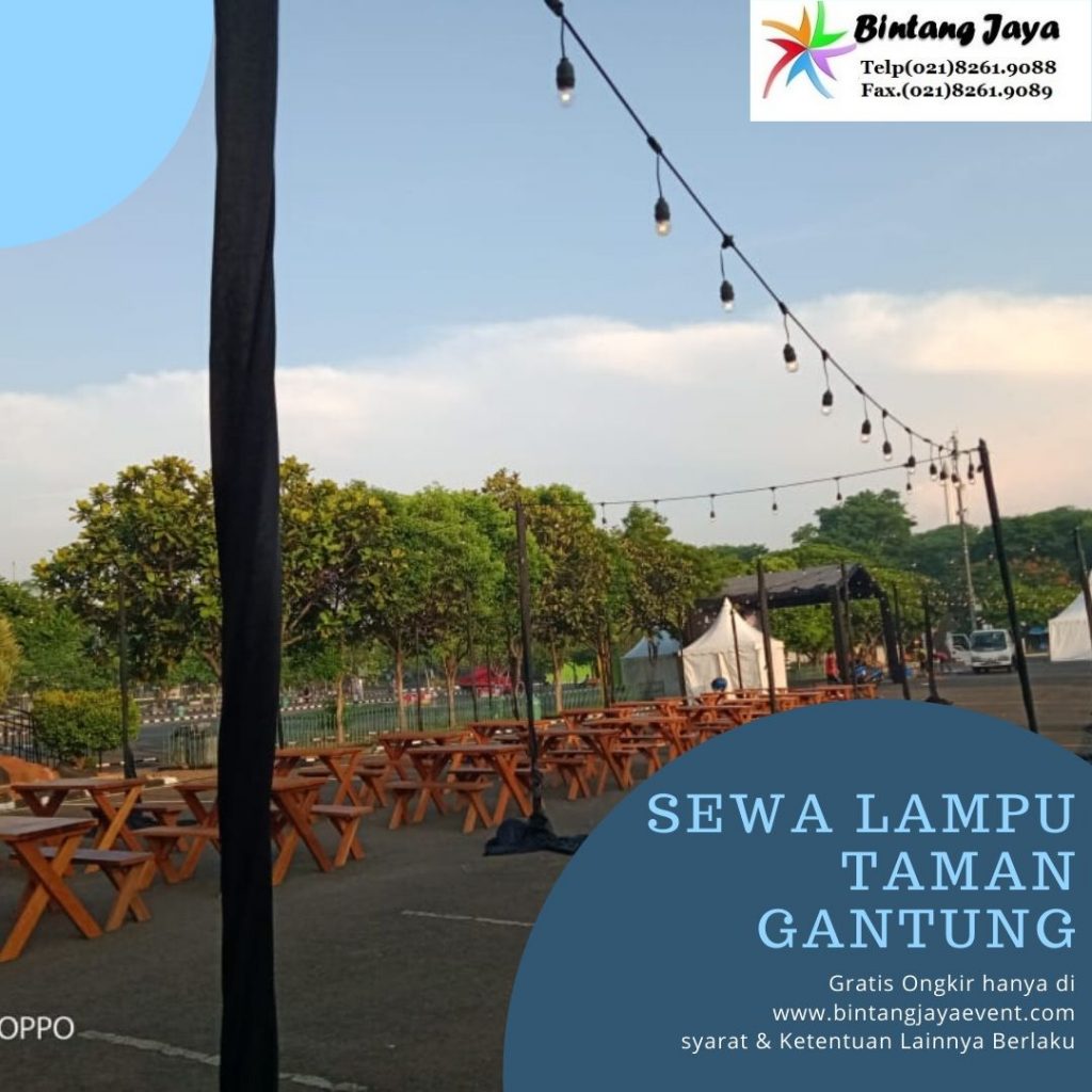Sewa Lampu Taman Gantung promo akhir tahun 2019