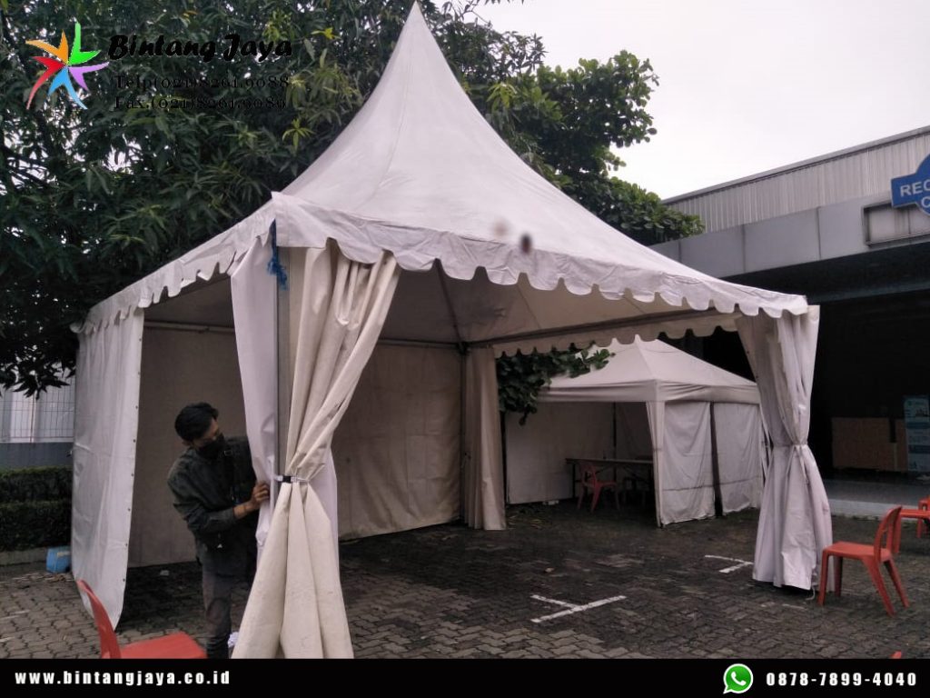 Sewa Tenda Kerucut Tenda darurat PPKM Termurah di Jakarta