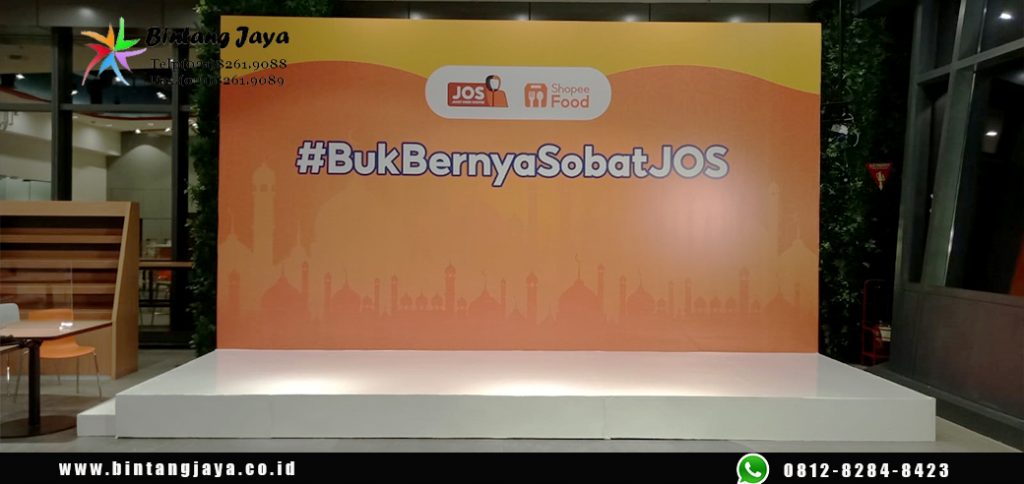 Sewa Backdrop Event Shopee Jakarta