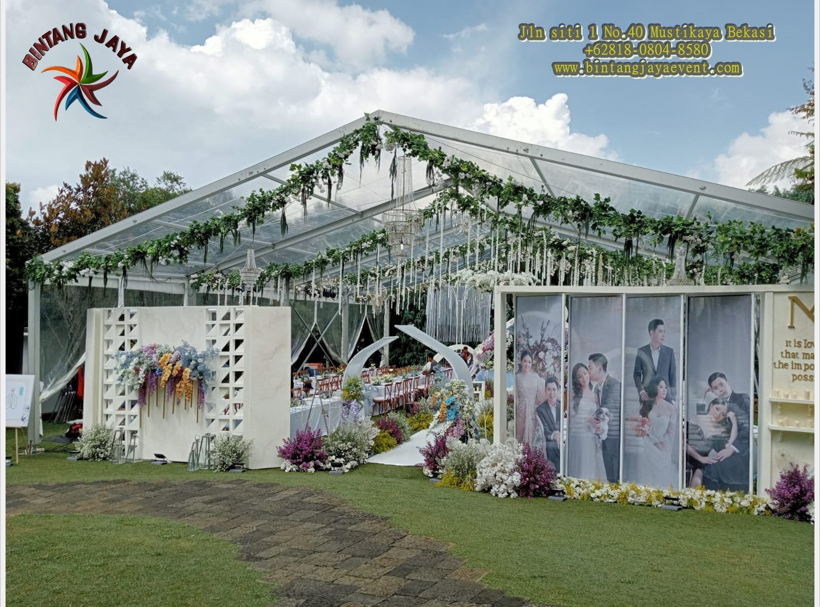 Sewa Dekorasi Wedding Outdoor Event Amaryllis