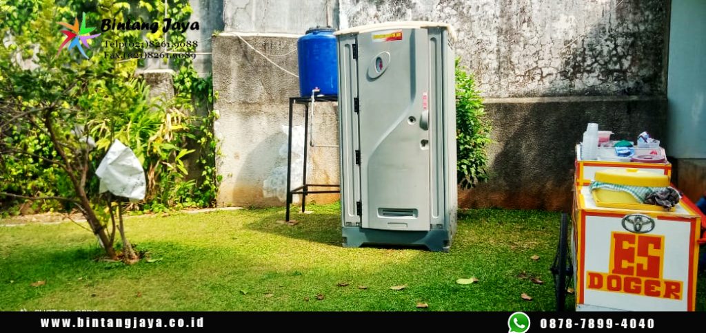 Gudang rental Toilet Portable Paket lengkap siap pakai murah Jakarta Pusat