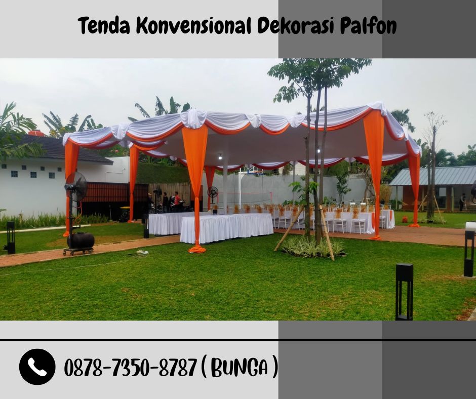 Sewa Tenda Dengan Dekorasi Plafon Jakarta