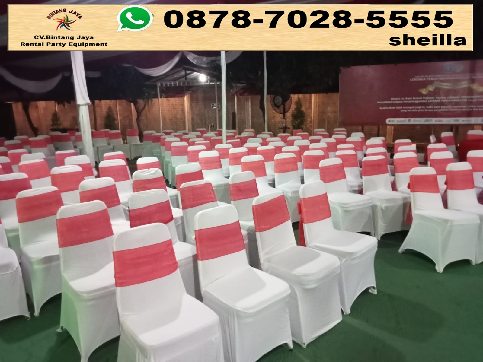 Sewa kursi mewah kursi futura untuk event pengajian Bekasi