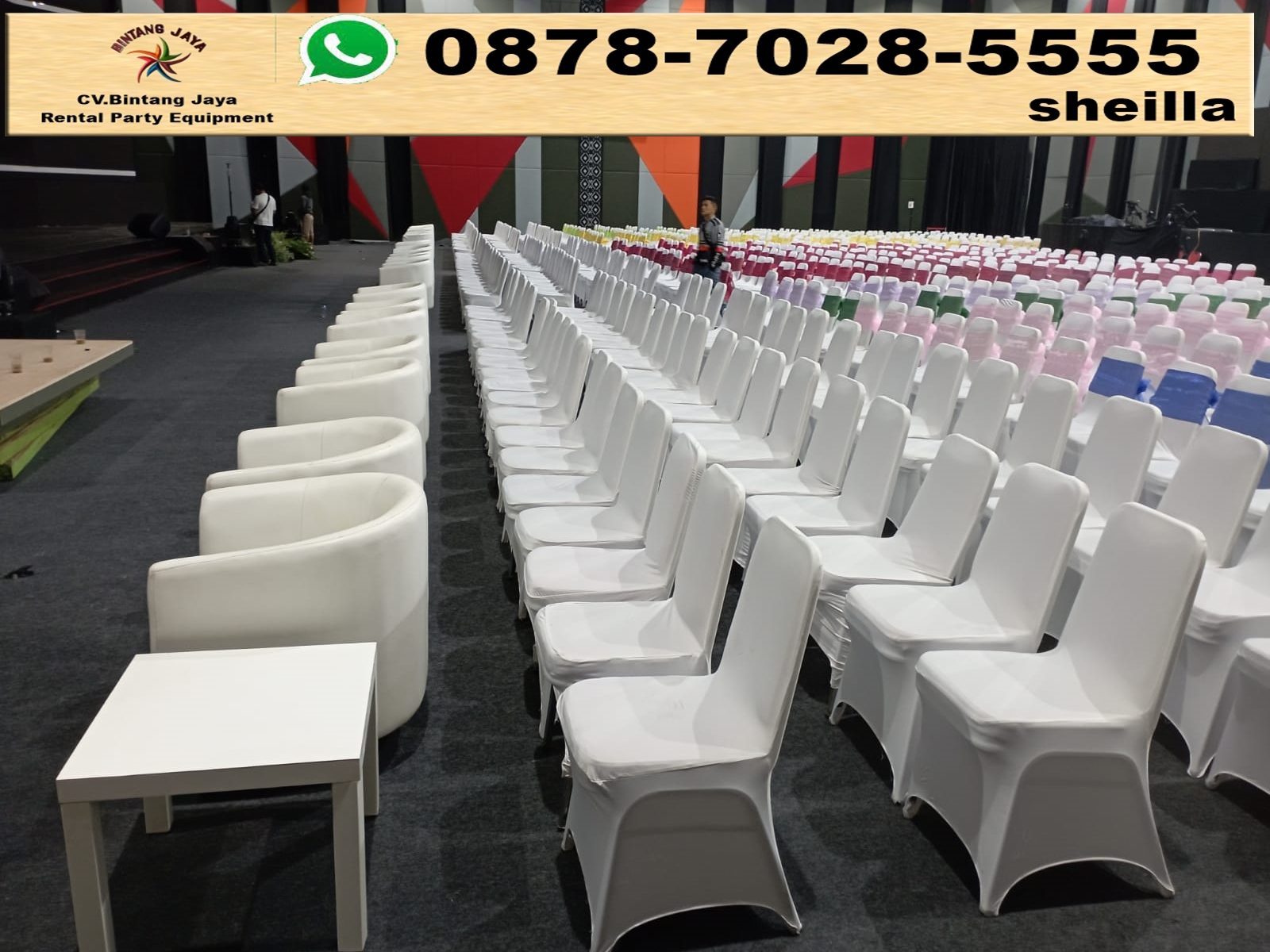 sewa kursi serba isa kursi futura cover mewah bekasi
