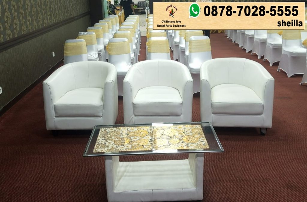 Sewa kursi mewah kursi mewah sofa oval Gambir Jakarta Pusat