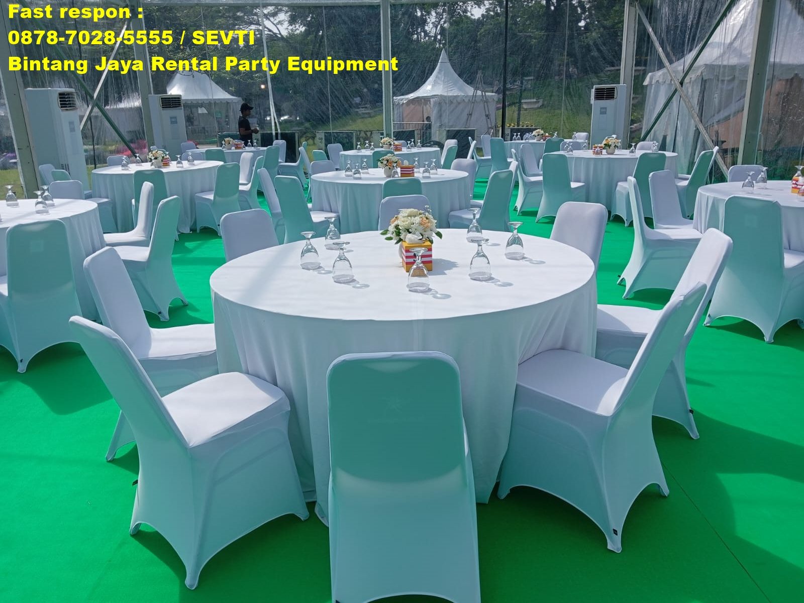Pusat sewa kursi pesta kursi futura putih kabupaten Bekasi