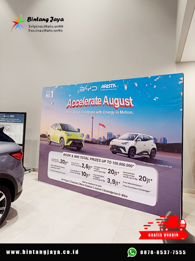 Sewa Backdrop Event BYD Pluit Jakut