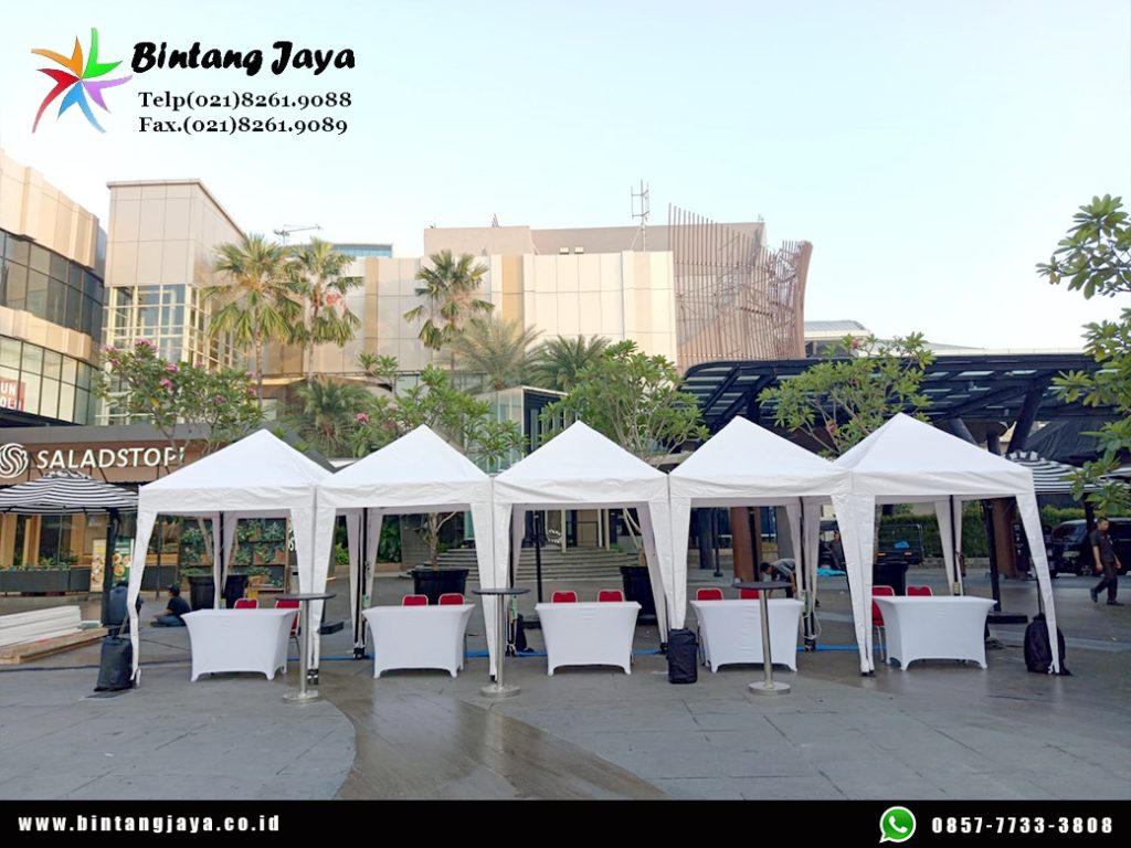 Rental Tenda Bazar Putih Jakarta untuk Event yang Rapi, Modern, dan Profesional